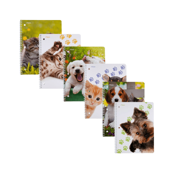 Mead Purrs Grrrs Spiral Notebooks 1