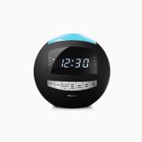 8-in-1 Bluetooth Alarm Clock Radio (Digital) Dual USB Charging Ports,FM Stereo, Dimmable LED Display_1