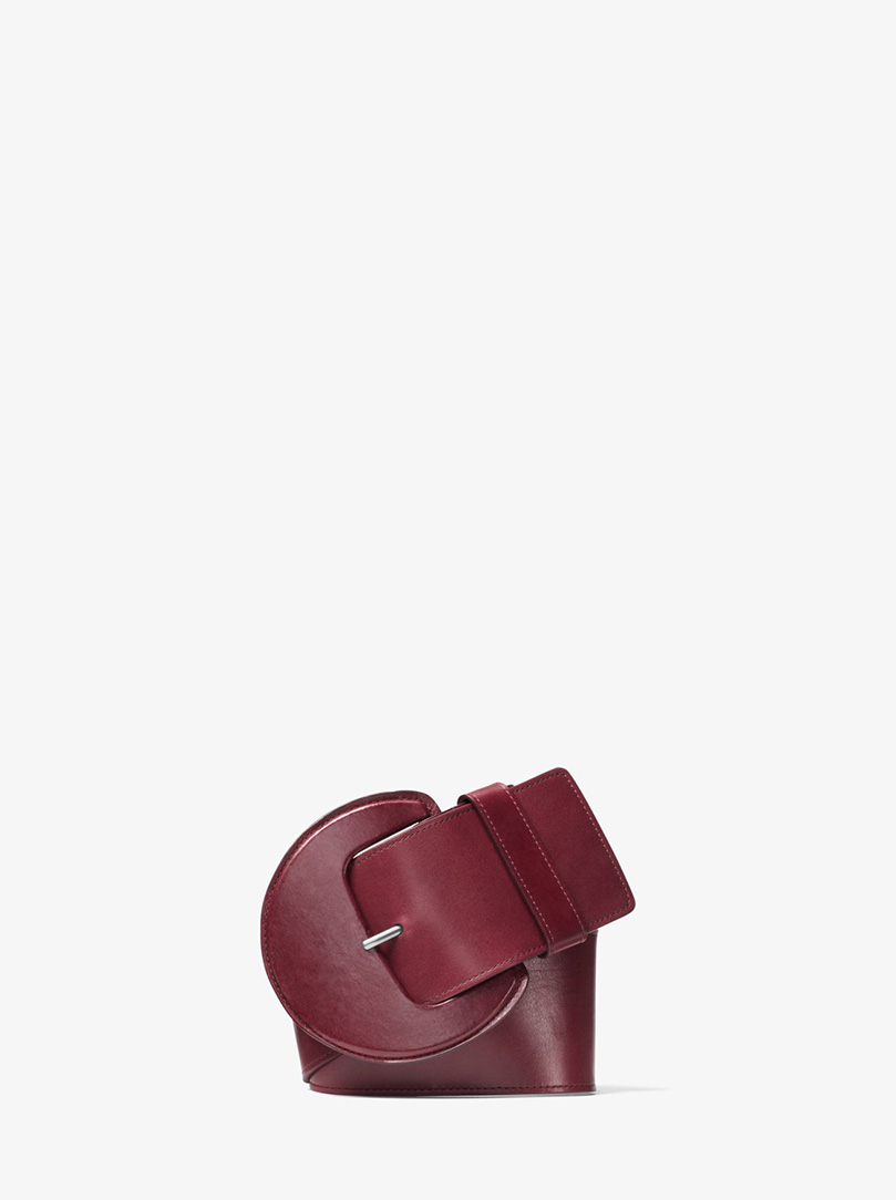 Oversized Calf Leather Belt