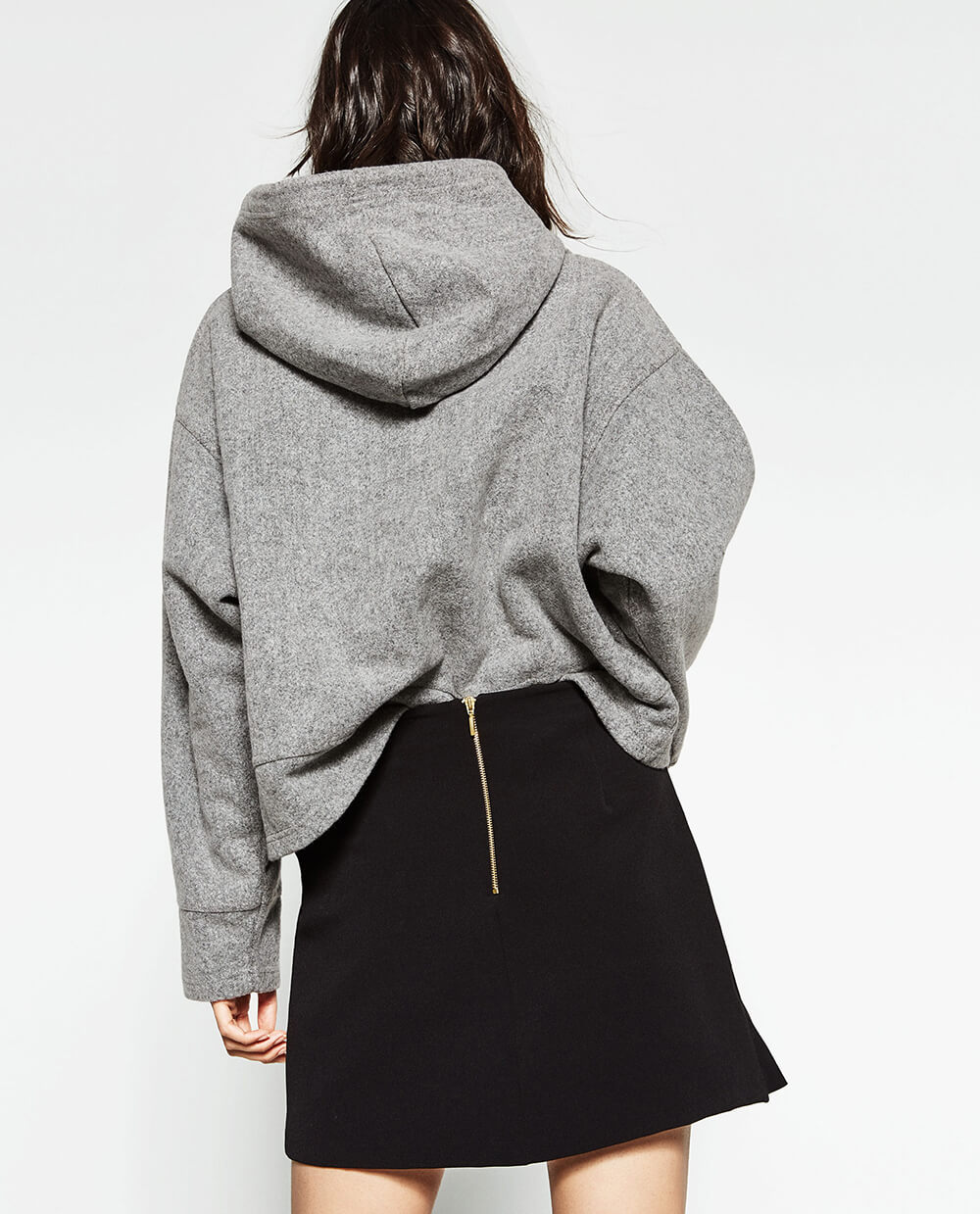 SKIRT WITH ASYMMETRIC FRILL_5