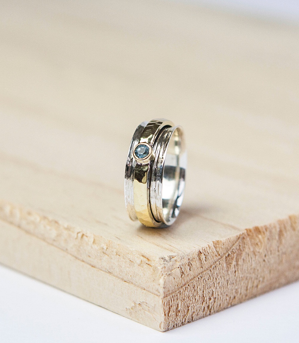 Arwen spinner ring, spinning ring, worry ring, fidget ring, anxiety ring, meditation ring, anxiety jewelry, spin ring, meditation rings_1