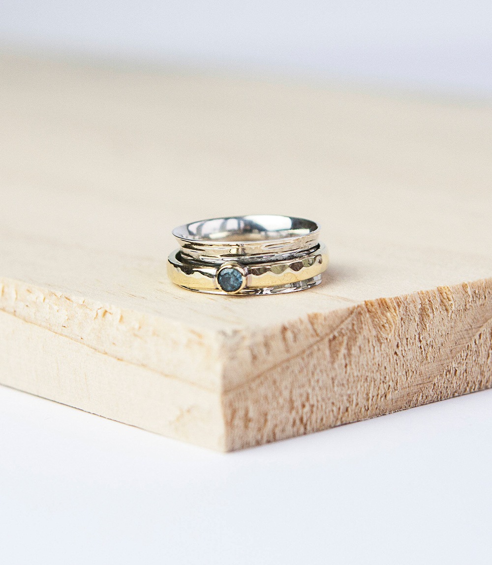 Arwen spinner ring, spinning ring, worry ring, fidget ring, anxiety ring, meditation ring, anxiety jewelry, spin ring, meditation rings_2