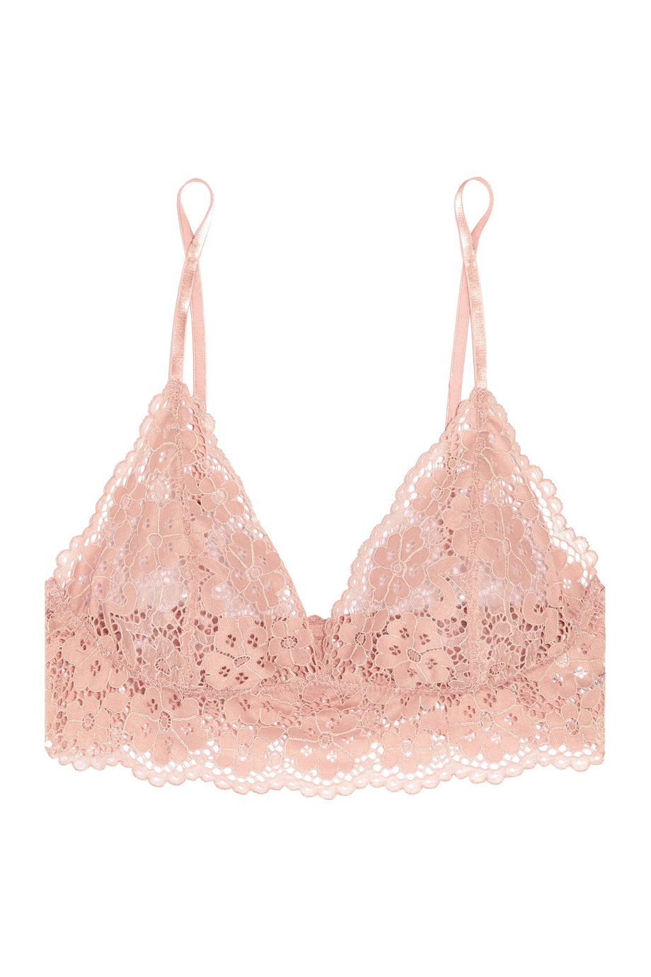 Sophia stretch-corded lace soft-cup triangle bra