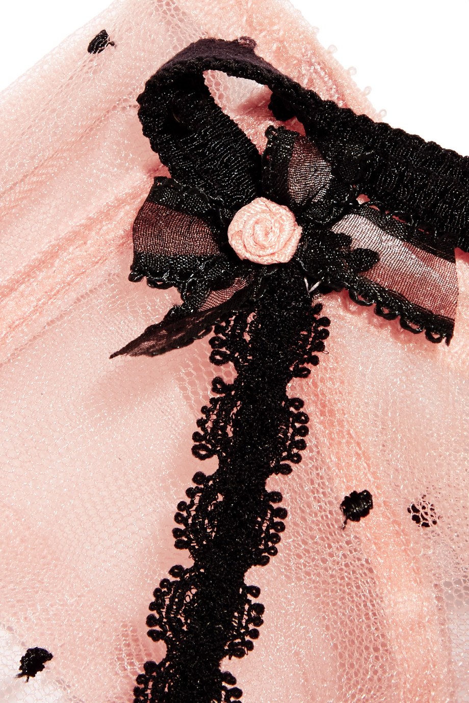 Poppie point d'esprit tulle underwired bra (4)