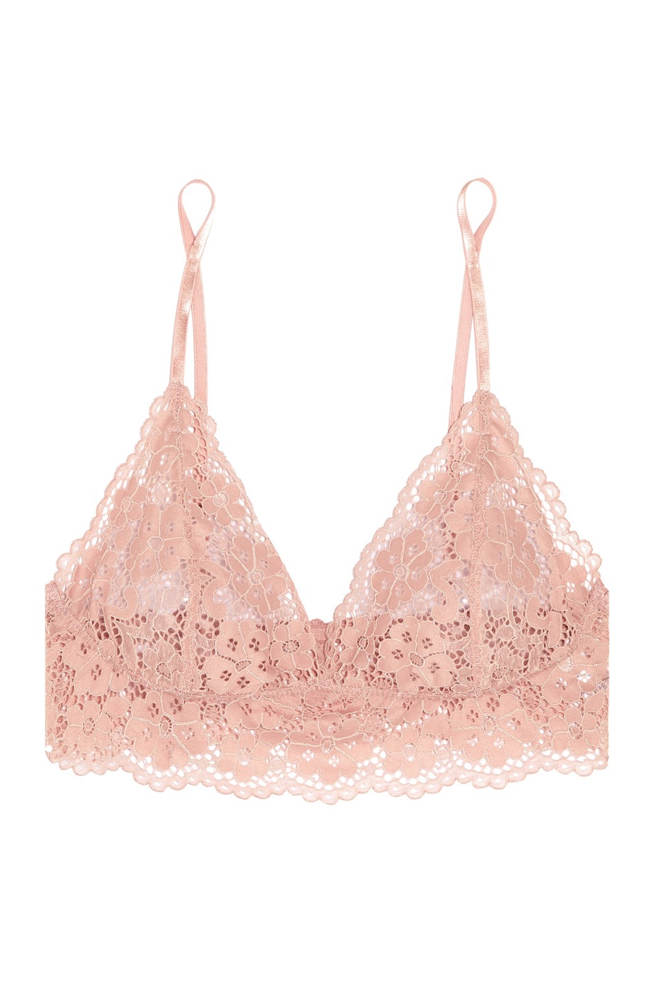 Sophia stretch-corded lace soft-cup triangle bra