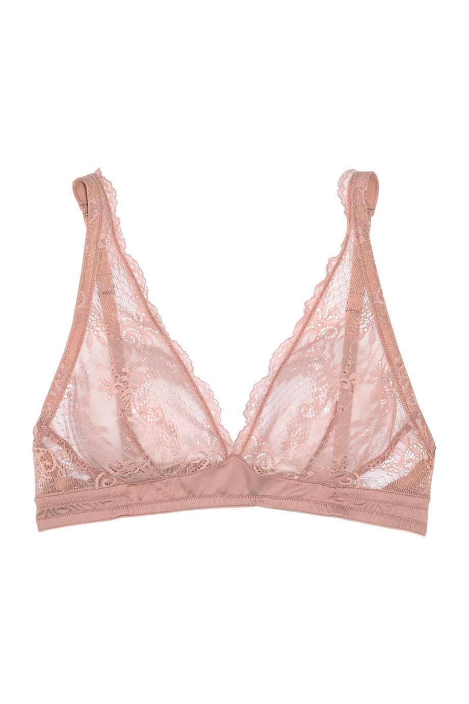 Trenta stretch-lace soft-cup bra