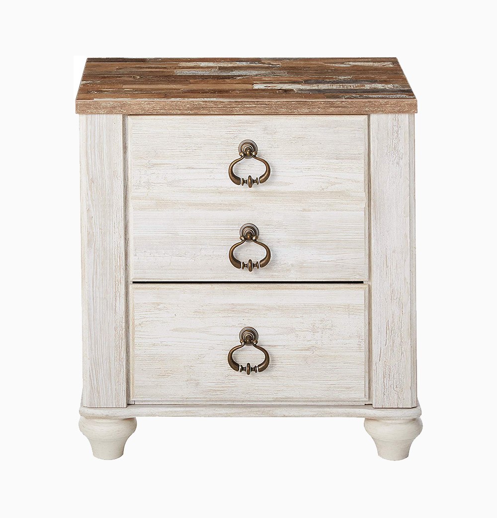 Signature Design by Ashley B267-92 Willowton Nightstand, White_2