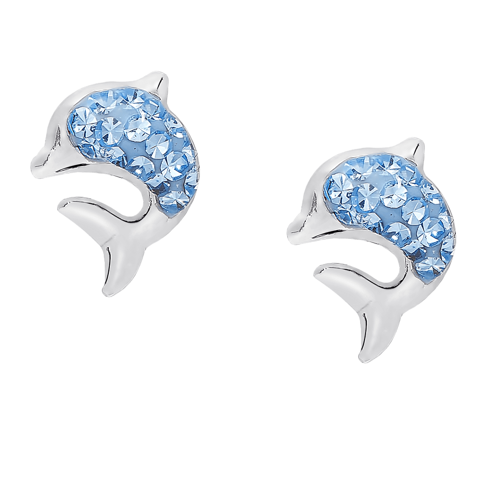 Molly and Emma Sterling Silver and Crystal Stud Earrings Set_02
