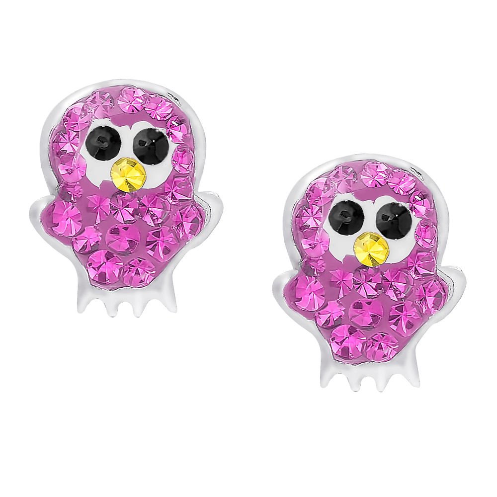 Molly and Emma Sterling Silver and Crystal Stud Earrings Set_03