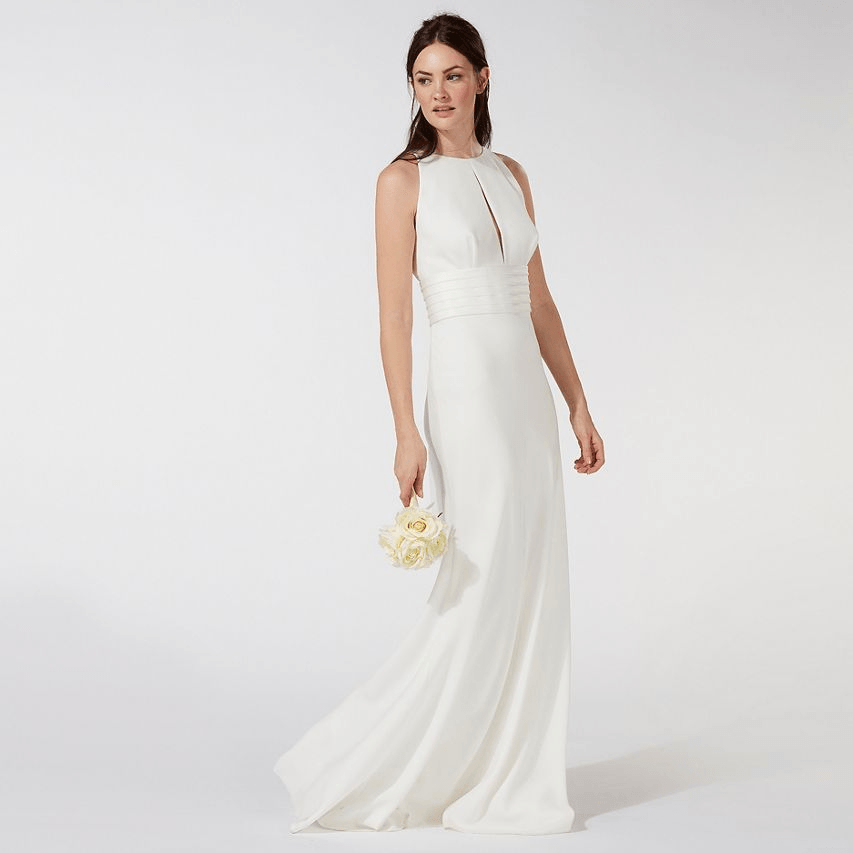 SOFT MATERIAL PRINCIPLES BY BEN DE LISI - IVORY 'MIA' WEDDING DRESS ONLINE SHOPING (1)