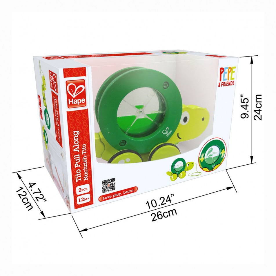 Hape Tito Wood Pull Along Toy_5