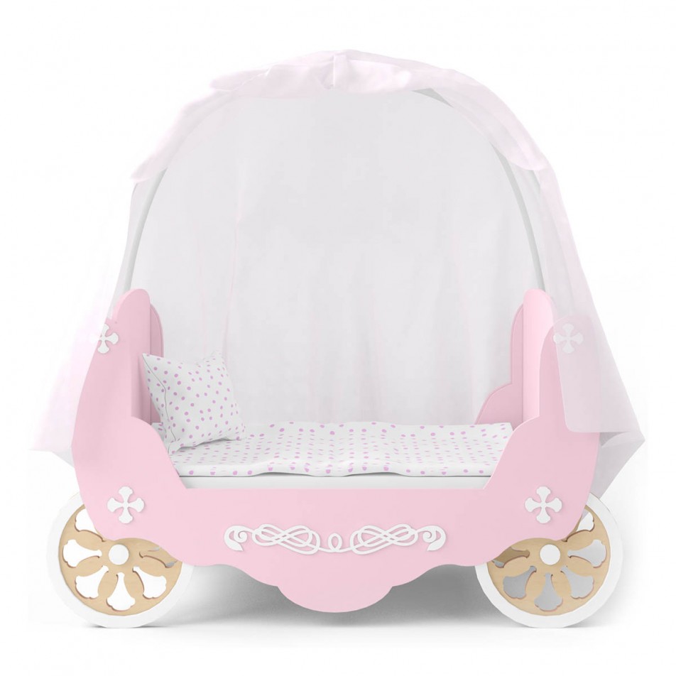 Kids Bed Indigo Wood Grand cab Pink_3