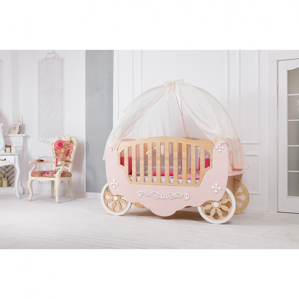 Kids Bed Indigo Wood Grand cab Pink_6