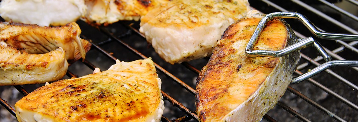 Grillen Fischsteak - grilling steak from fish 16