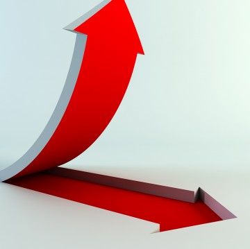 rising arrow