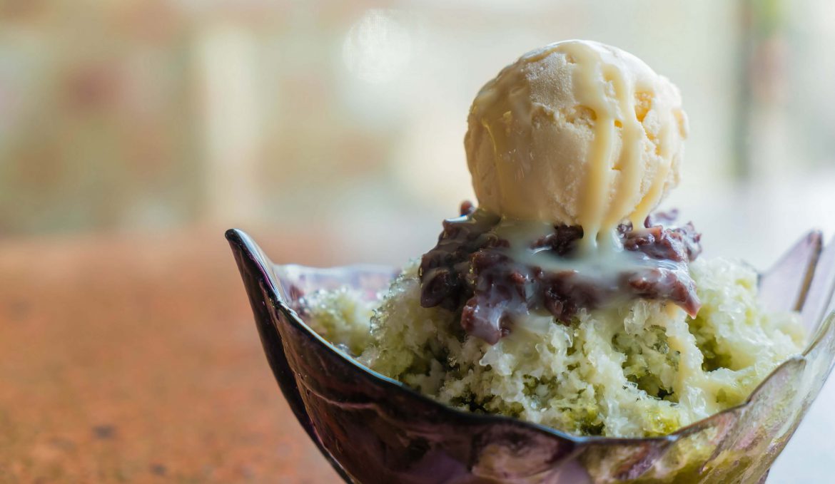 Ice Snowflake with Ice Cream