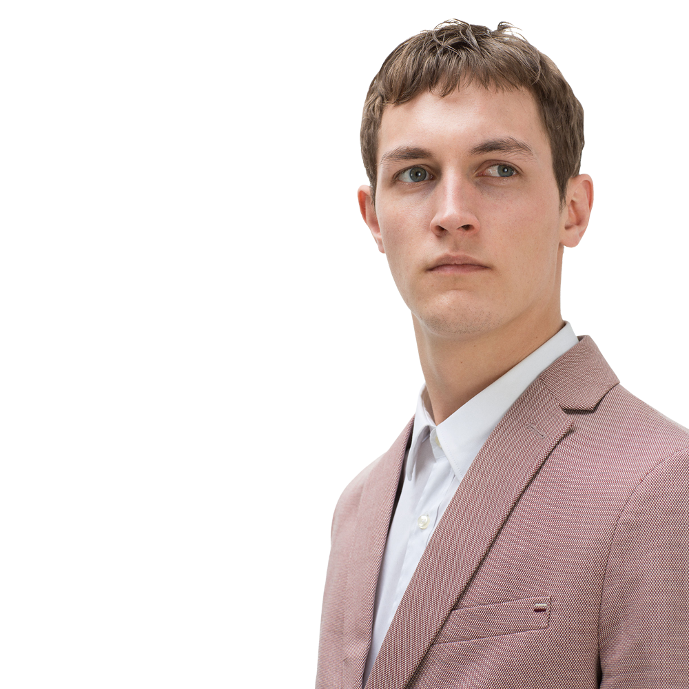 Textured suit. Breast pocket. Classic button fastening 5