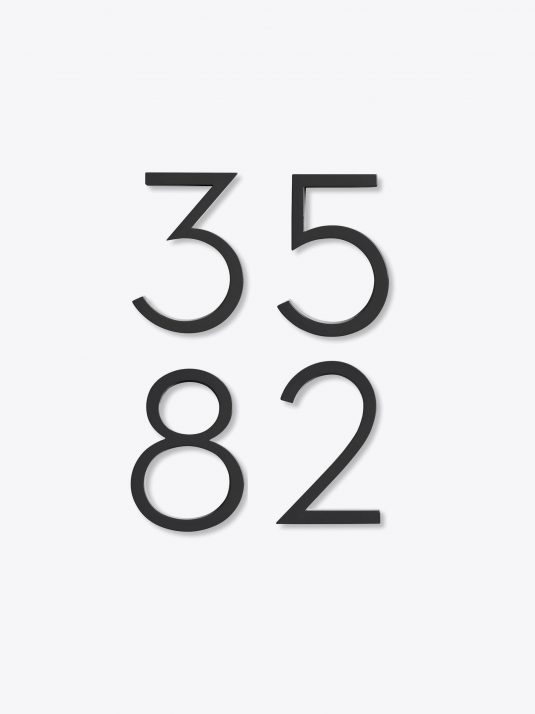 Modern House Numbers