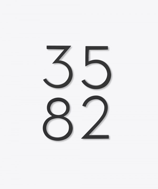 Modern House Numbers