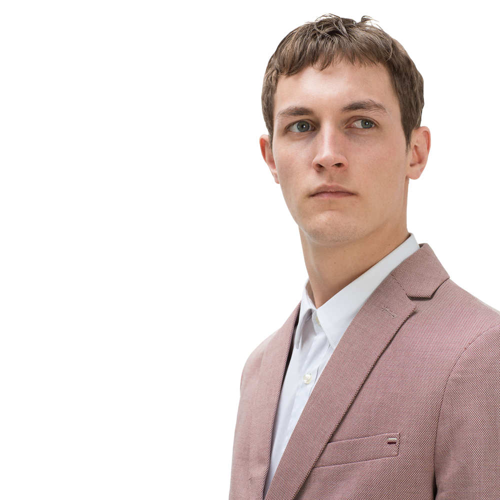 Textured suit. Breast pocket. Classic button fastening 5